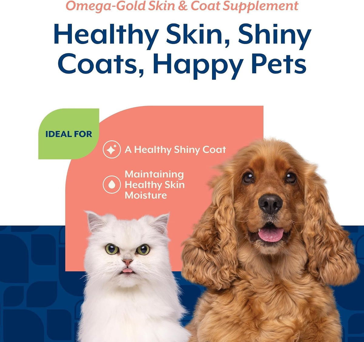 NaturVet – Omega-Gold Plus Salmon Oil | Supports Healthy Skin & Glossy Coat | Enhanced with DHA, EPA, Omega-3 & Omega-6 | for Dogs & Cats | 90 Soft Chews - görsel 4