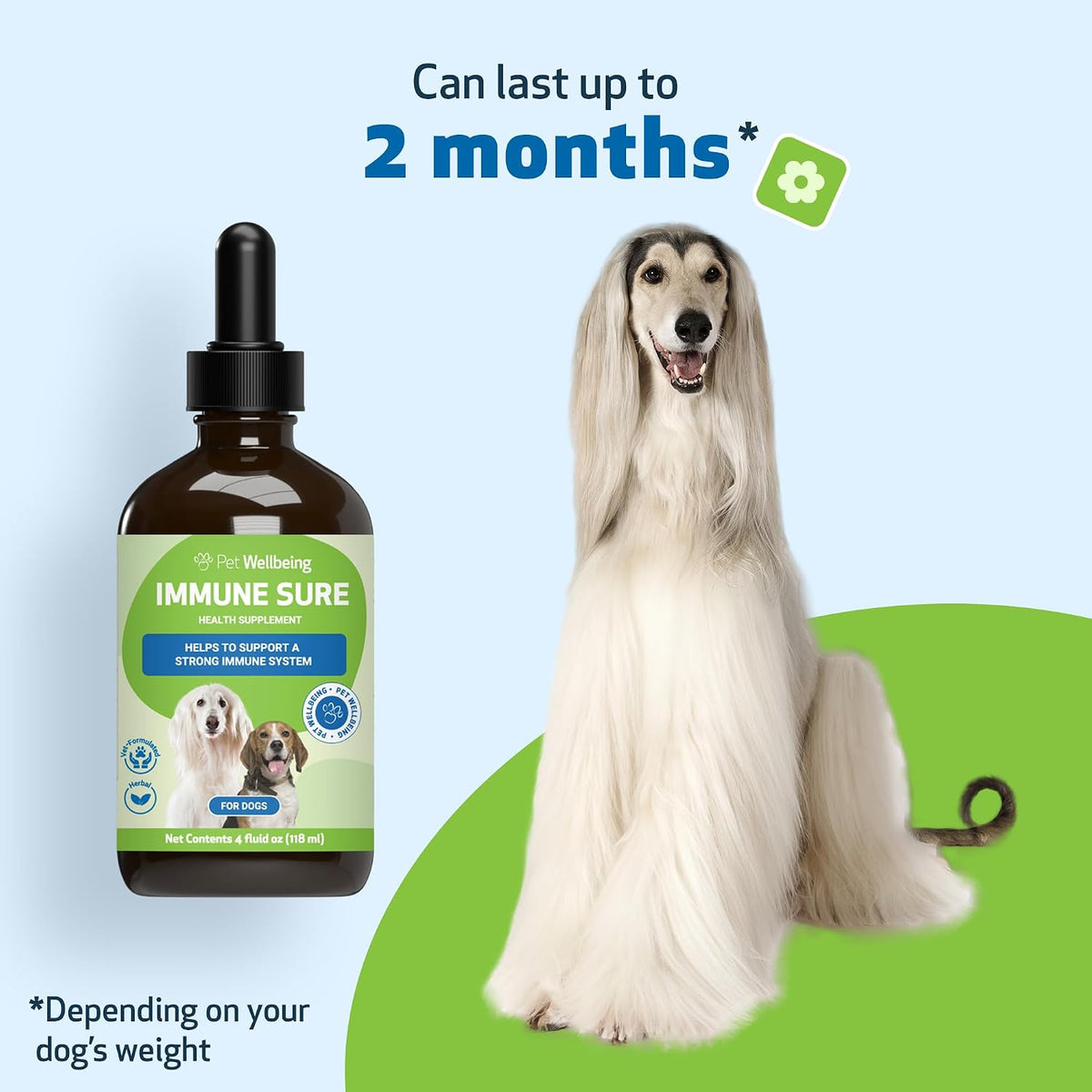 Pet Wellbeing Immune Sure for Dogs – Herbal Immune Support Supplement (118 ml) - görsel 9
