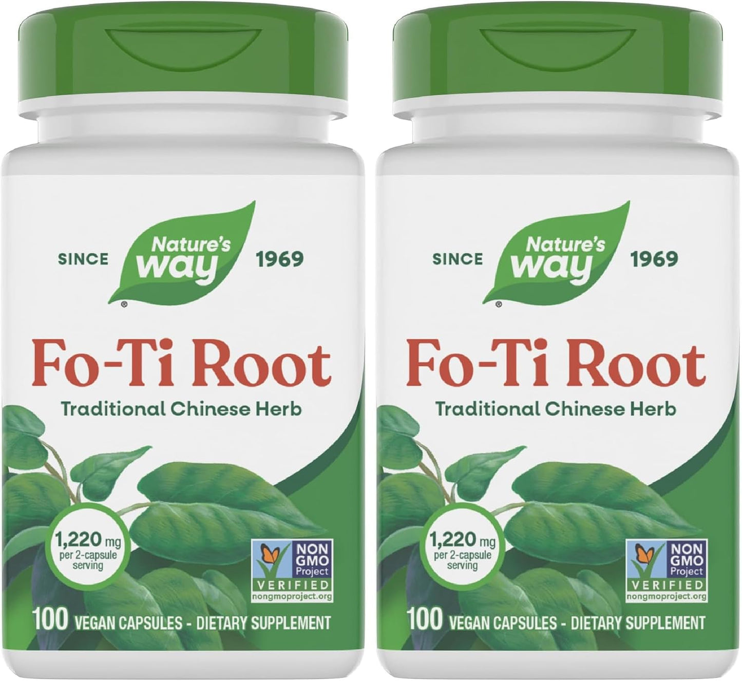 Nature's Way Fo-Ti Root, Traditional Chinese Herb, 1,220 mg per Serving, 100 Vegan Capsules - görsel 8