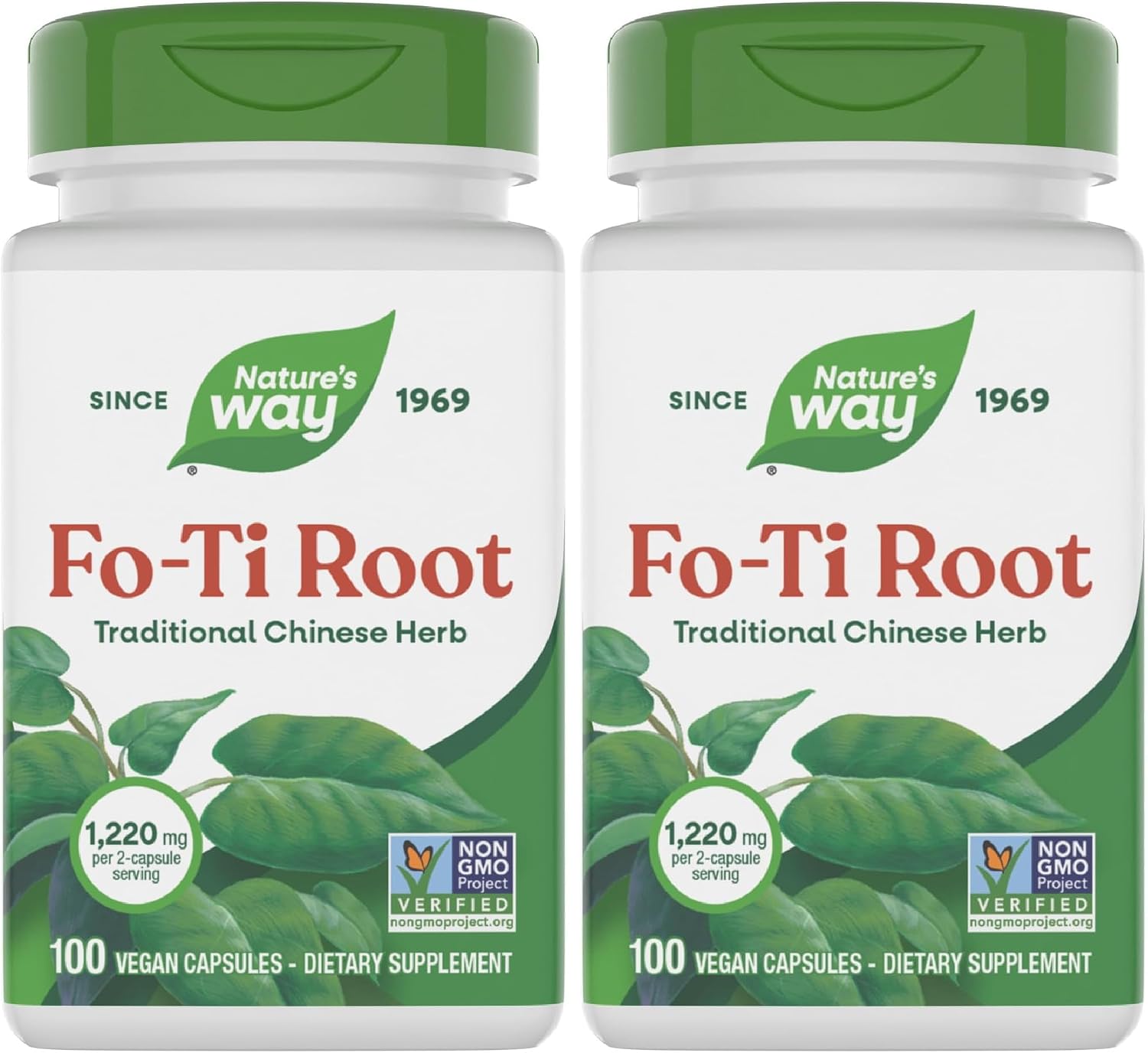 Nature's Way Fo-Ti Root, Traditional Chinese Herb, 1,220 mg per Serving, 100 Vegan Capsules - görsel 8