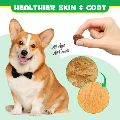 ALIVO Probiotic Chews for Dogs - Pre & Probiotic Digestive Treats with Duck Flavour, 120 Soft Chews