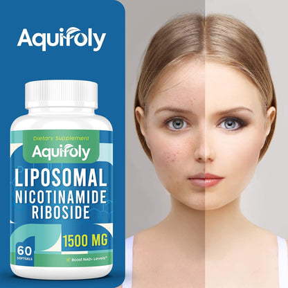Aesticum Liposomal Nicotinamide Riboside Supplement 2000 mg with TMG and Pterostilbene – 60 Softgels