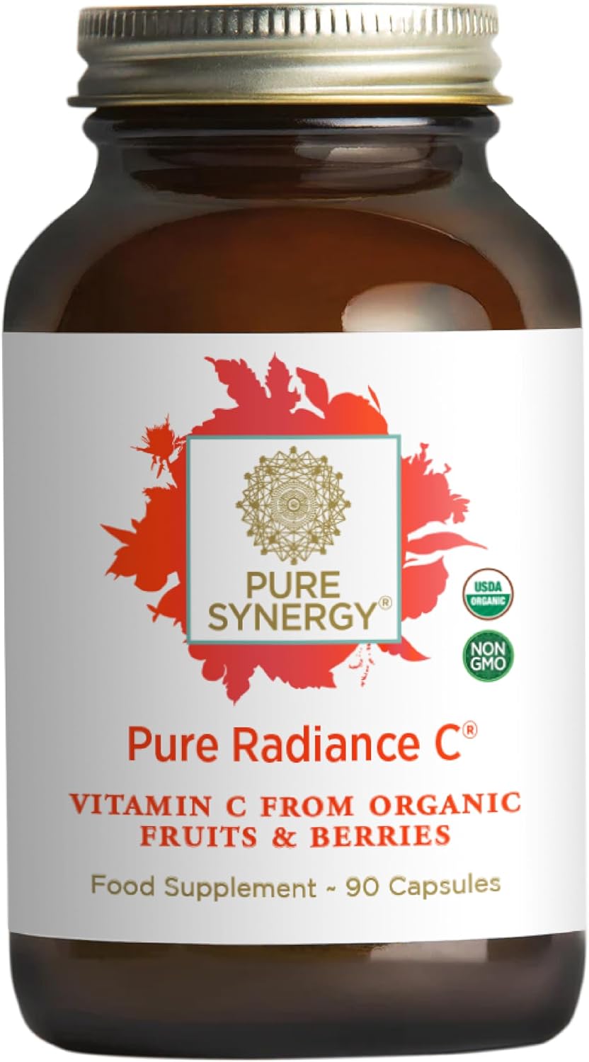 Pure Radiance C - Organic Vitamin C Capsules - Whole Food, Non-GM, 90 Capsules - görsel 4