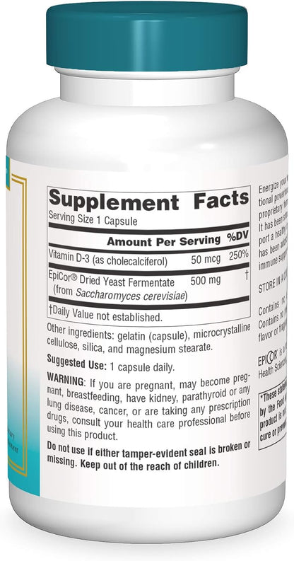 Source Naturals Wellness EpiCor with Vitamin D3 - 120 Capsules