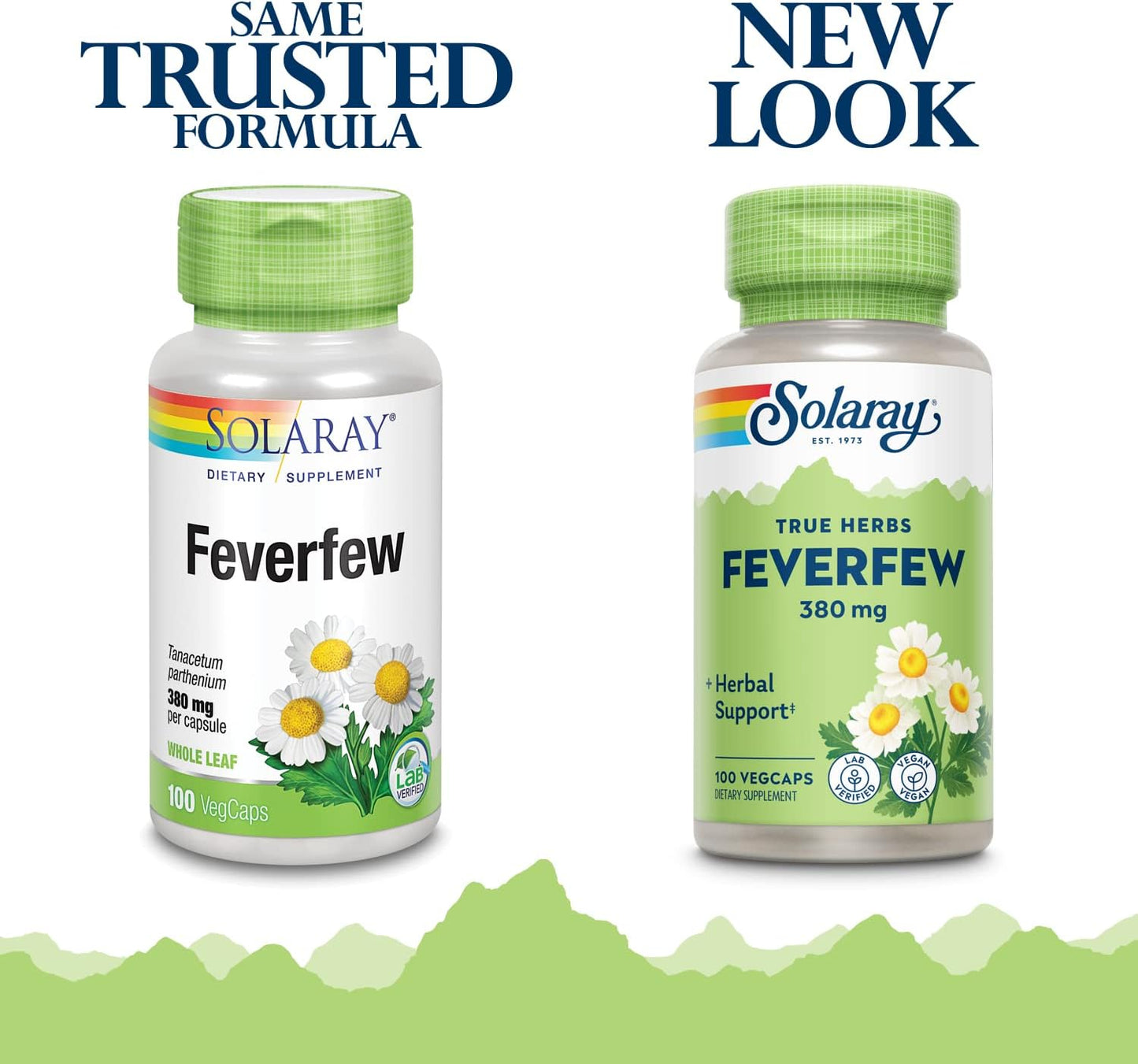 SOLARAY Feverfew Leaf 380 mg | Supports Healthy Circulation, Blood Vessel Tone & Comfort | Non-GMO & Vegan | 100 VegCaps - görsel 3