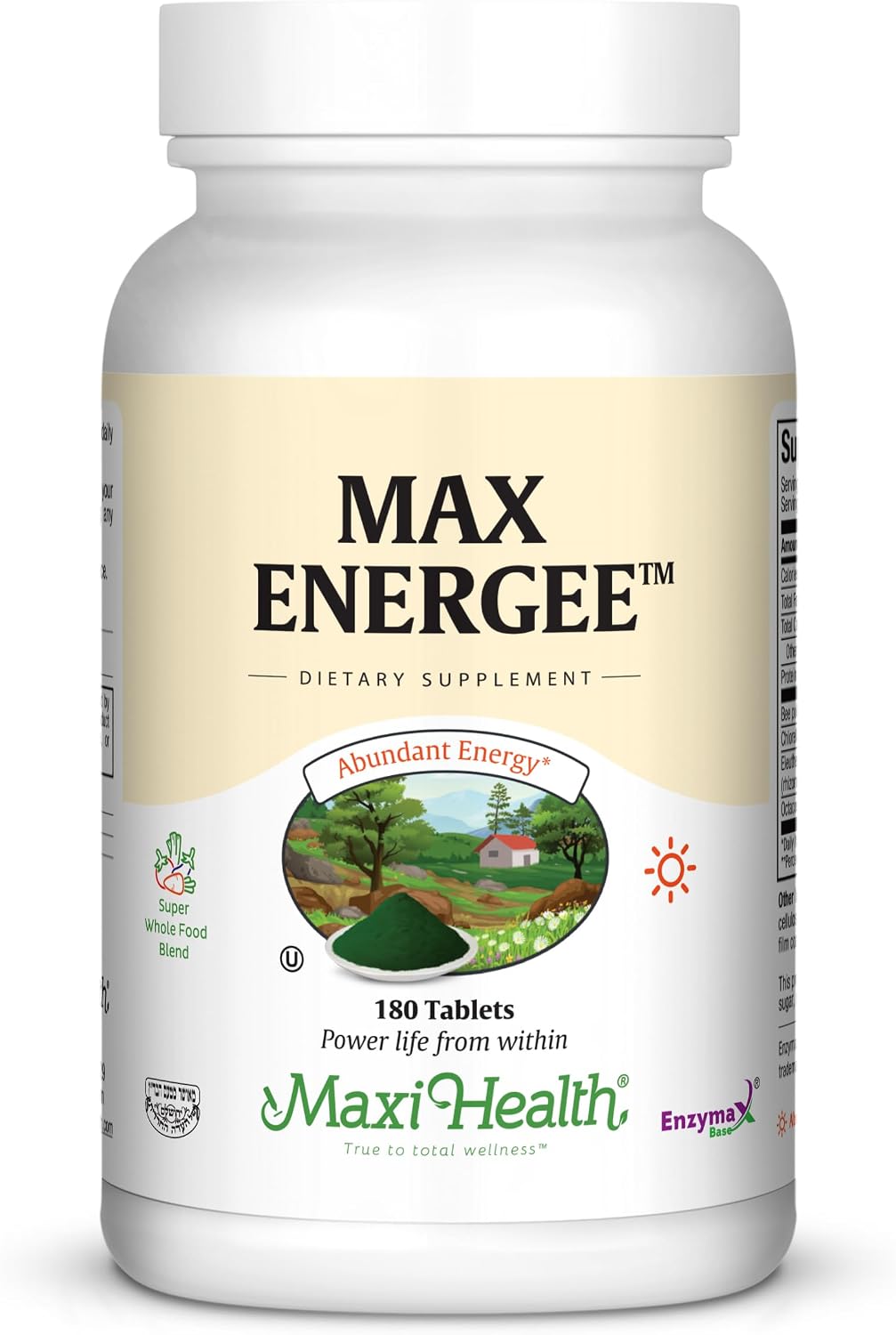 Maxi Health Max Energee - Natural Energy and Stamina Booster - 180 Tablets - görsel 1