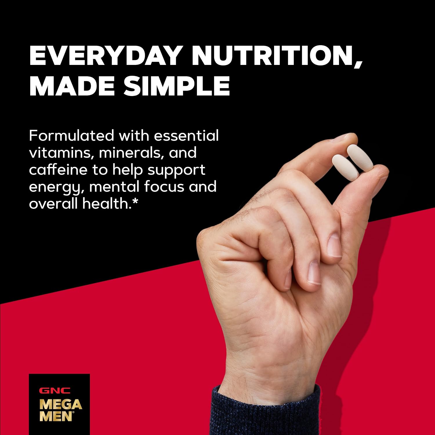 GNC Mega Men Energy & Metabolism Multivitamin for Men – 180 Tablets - görsel 4
