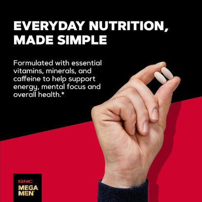 GNC Mega Men Energy & Metabolism Multivitamin for Men – 180 Tablets