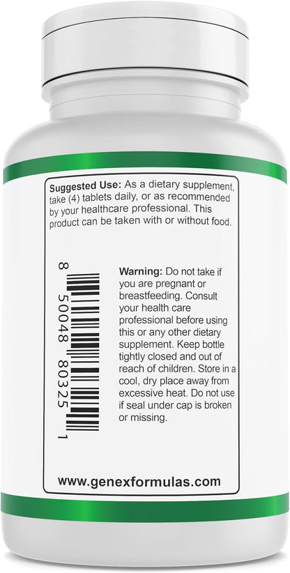 Genex Formulae Ursolic Acid 300mg (540 Capsules) – Non-GMO, Gluten-free, Vegetarian – 3 Pack