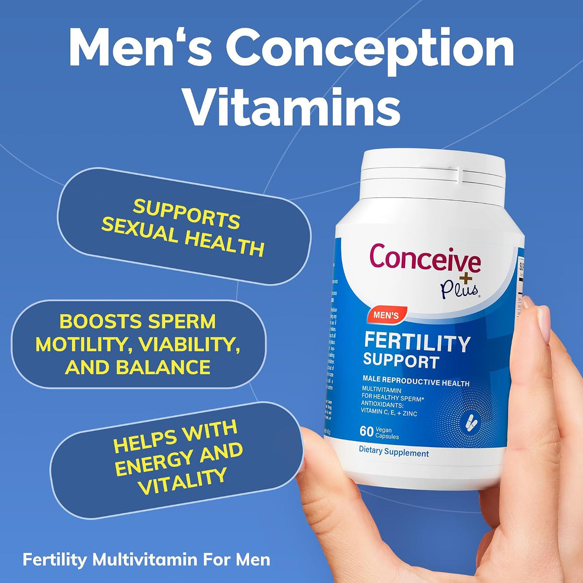 CONCEIVE PLUS Fertility Support for Men – 60 Capsules - görsel 10