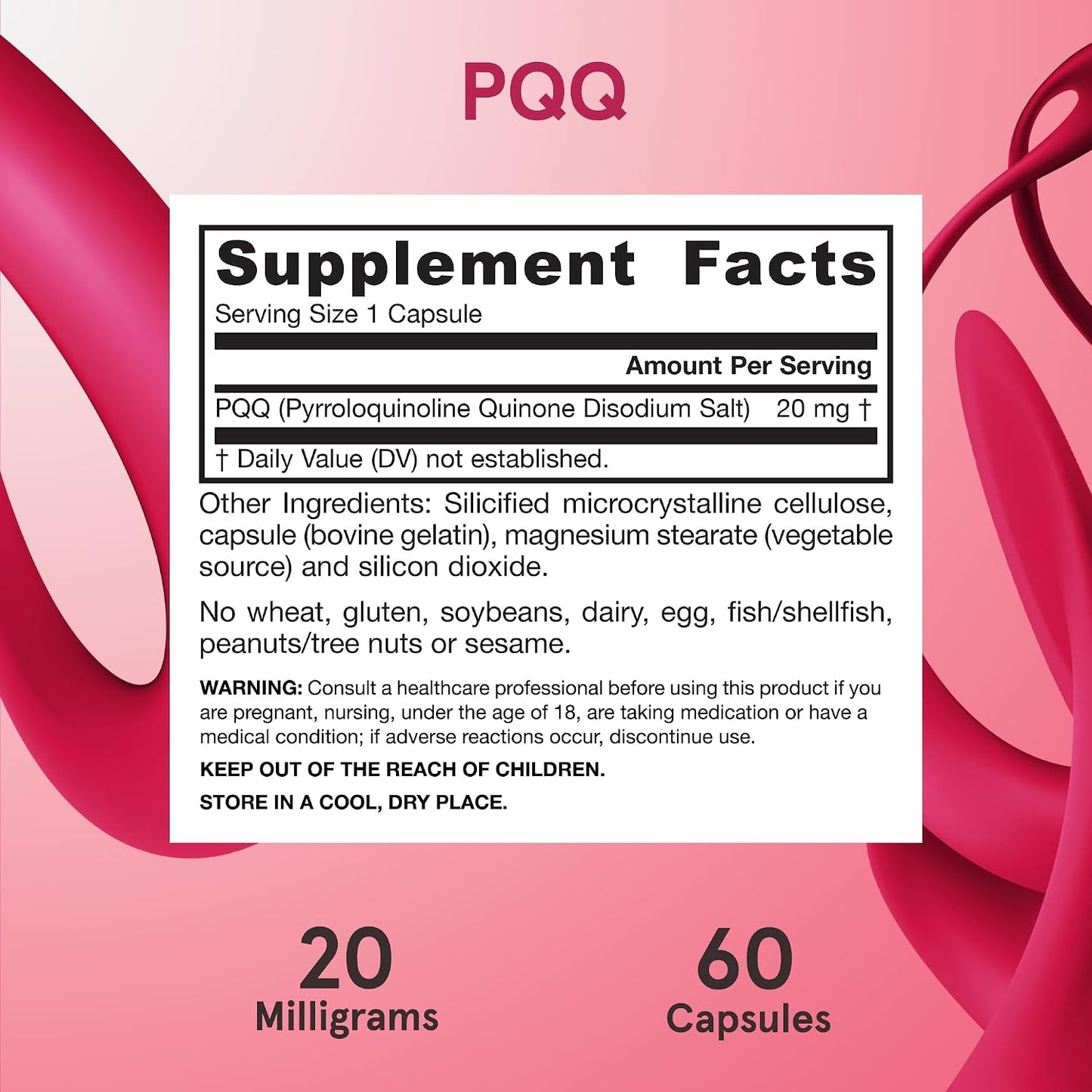 Jarrow Formulae PQQ 20 mg – 60 Veggie Capsules - görsel 6