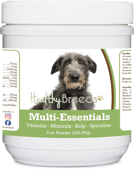 Healthy Breeds Scottish Deerhound Multi-Essentials Powder for Dogs - an Ideal Supplement of Vitamins, Minerals & Antioxidants for Your Dog - 227 g