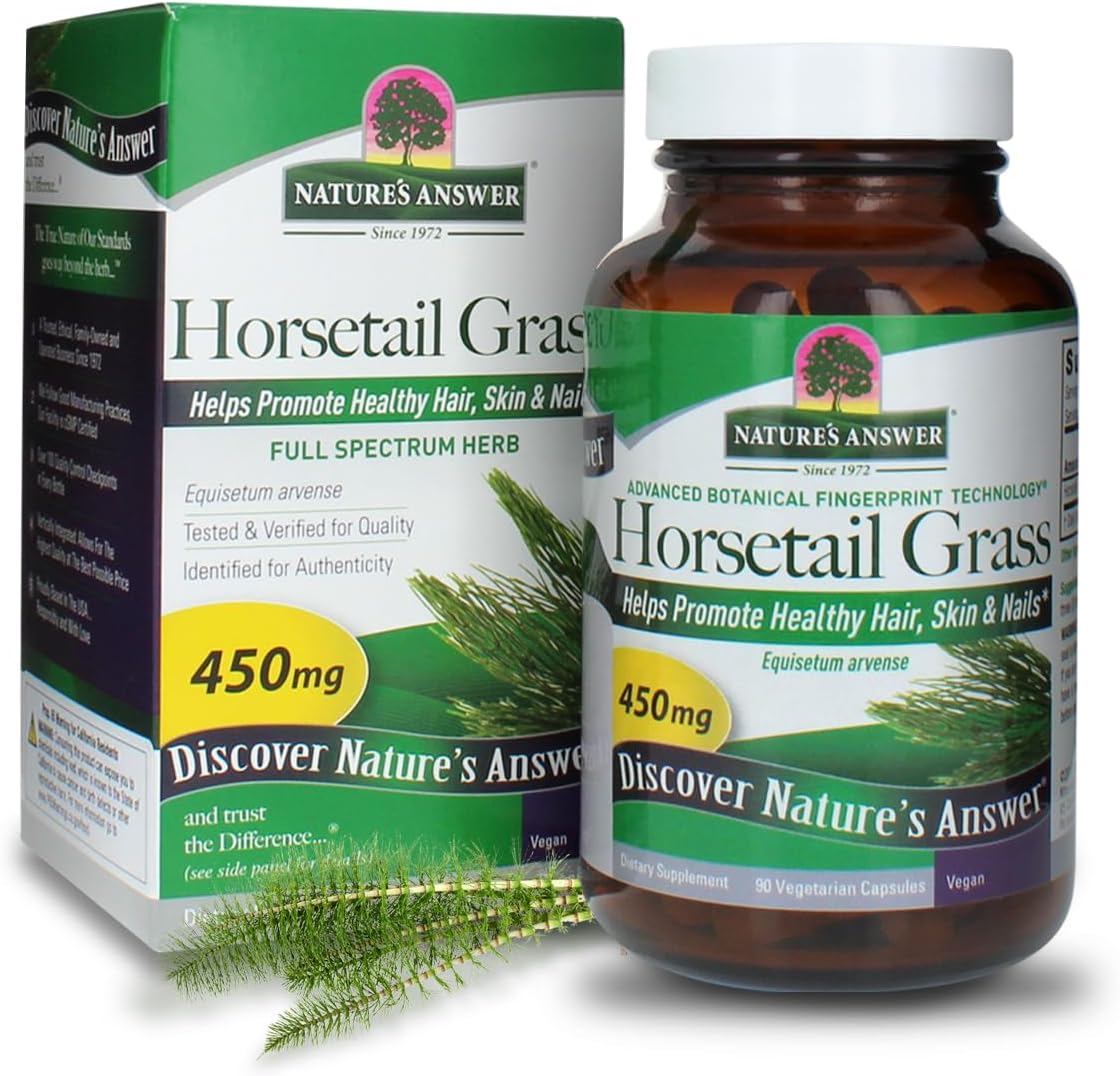 Nature's Answer Horsetail Herb Capsules (90 Capsules) - görsel 1