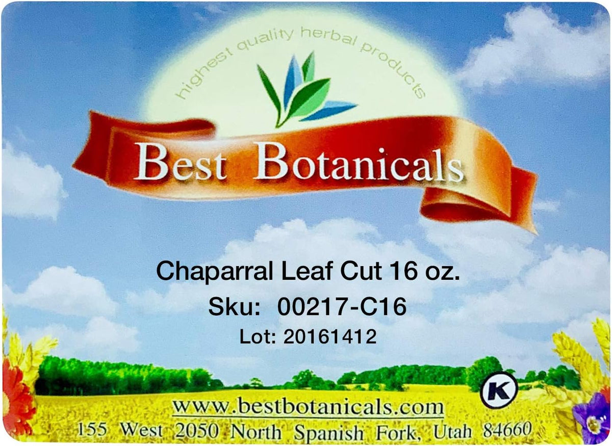 Best Botanicals Chaparral Leaf Cut, 16 oz (454 g) - görsel 5