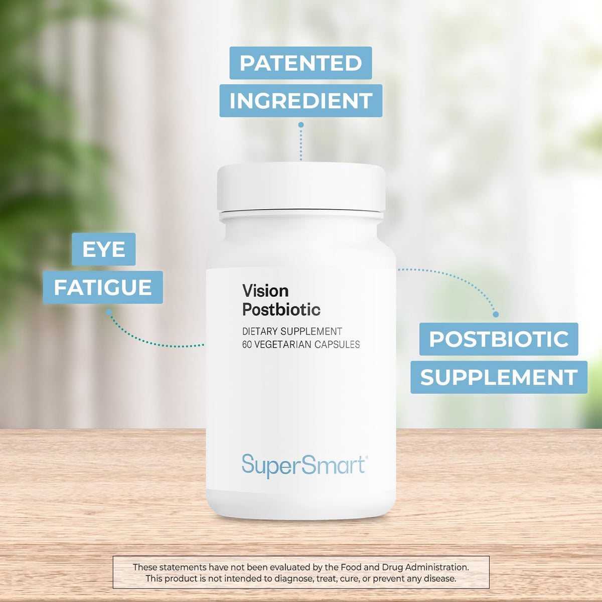 Supersmart - Vision Postbiotic 140 Billion Cells per Day, 60 Vegetarian Capsules - görsel 3