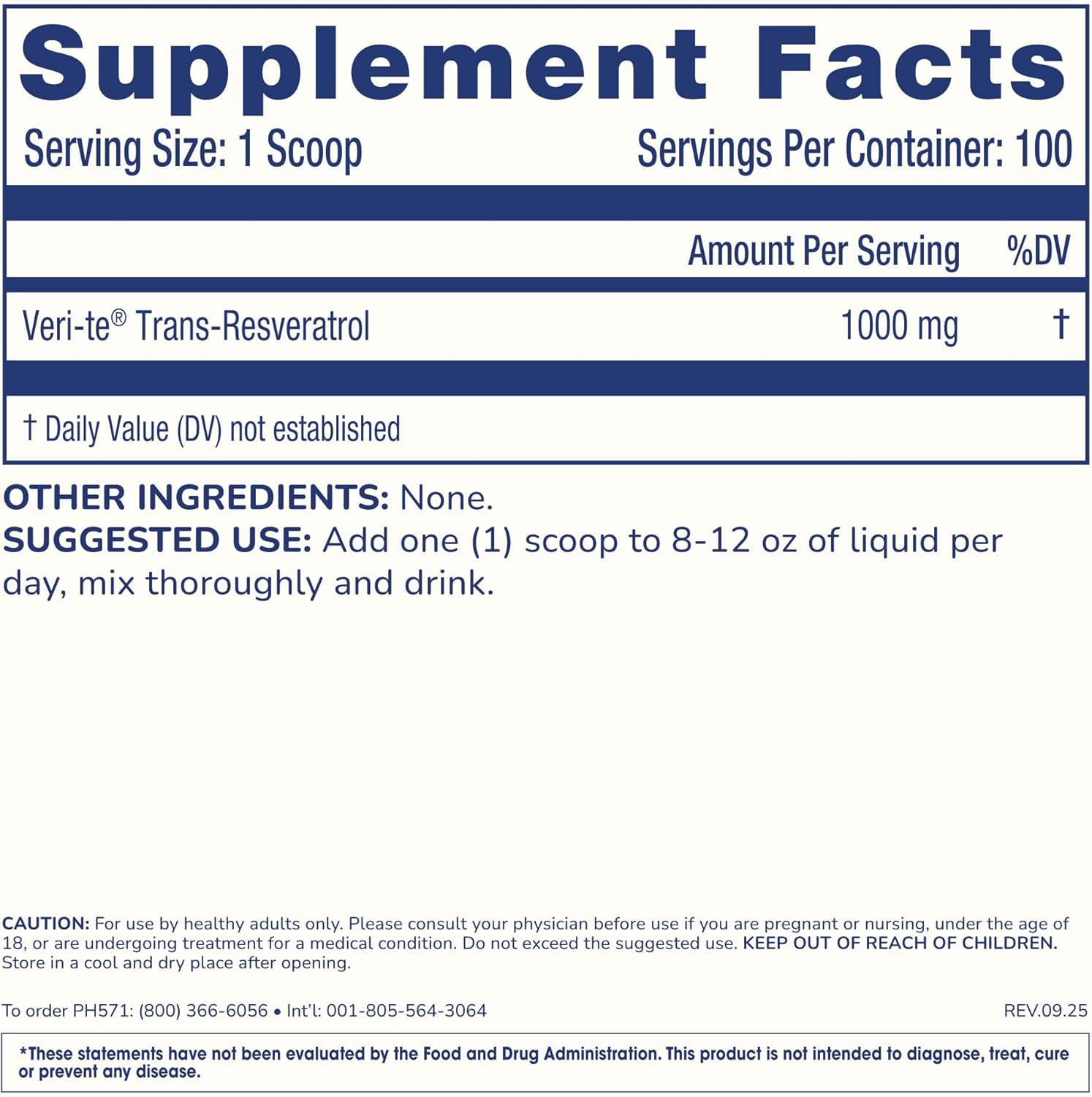ProHealth Longevity Bulk Trans-Resveratrol Powder, 100g - görsel 6