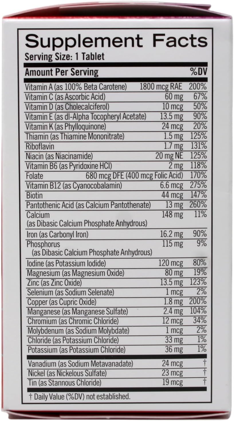 Geritol Multivitamin Nutritional Support – 100 Tablets - görsel 1