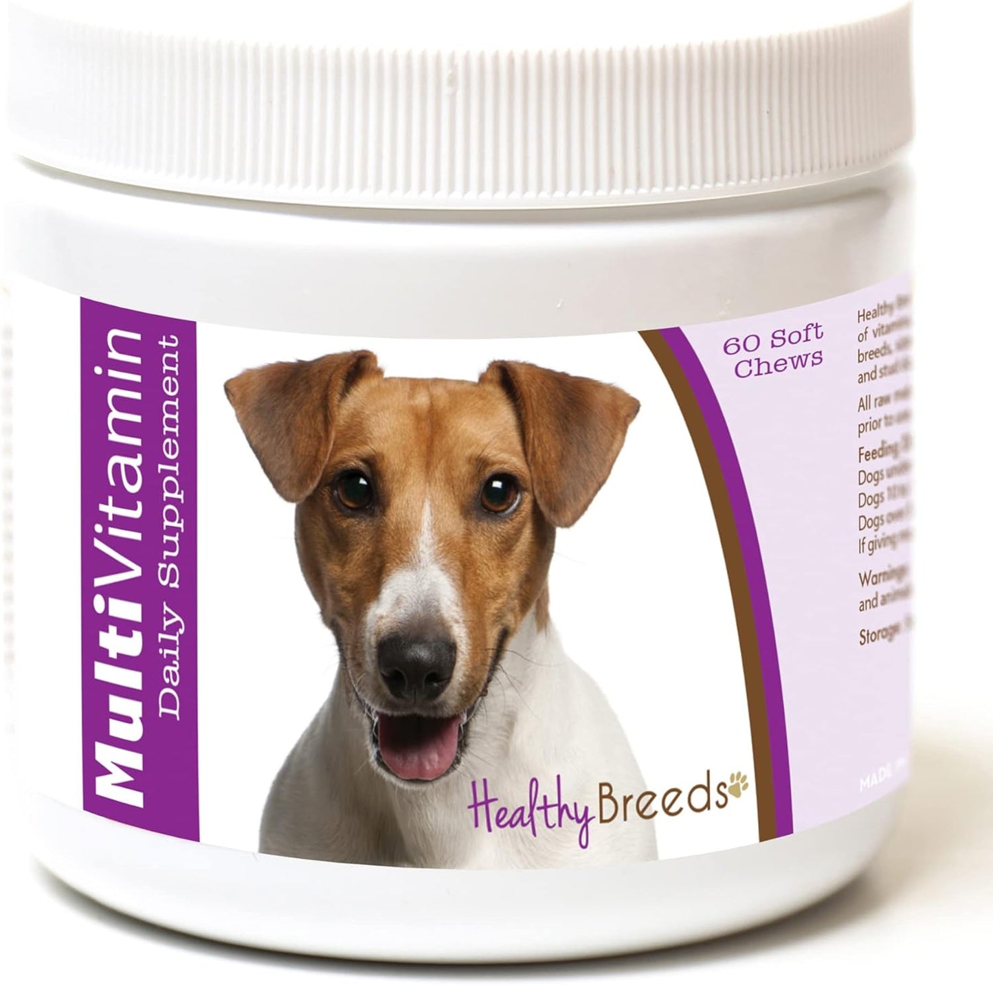 Healthy Breeds Jack Russell Terrier Multivitamin Soft Chews, 60 Chews - görsel 1