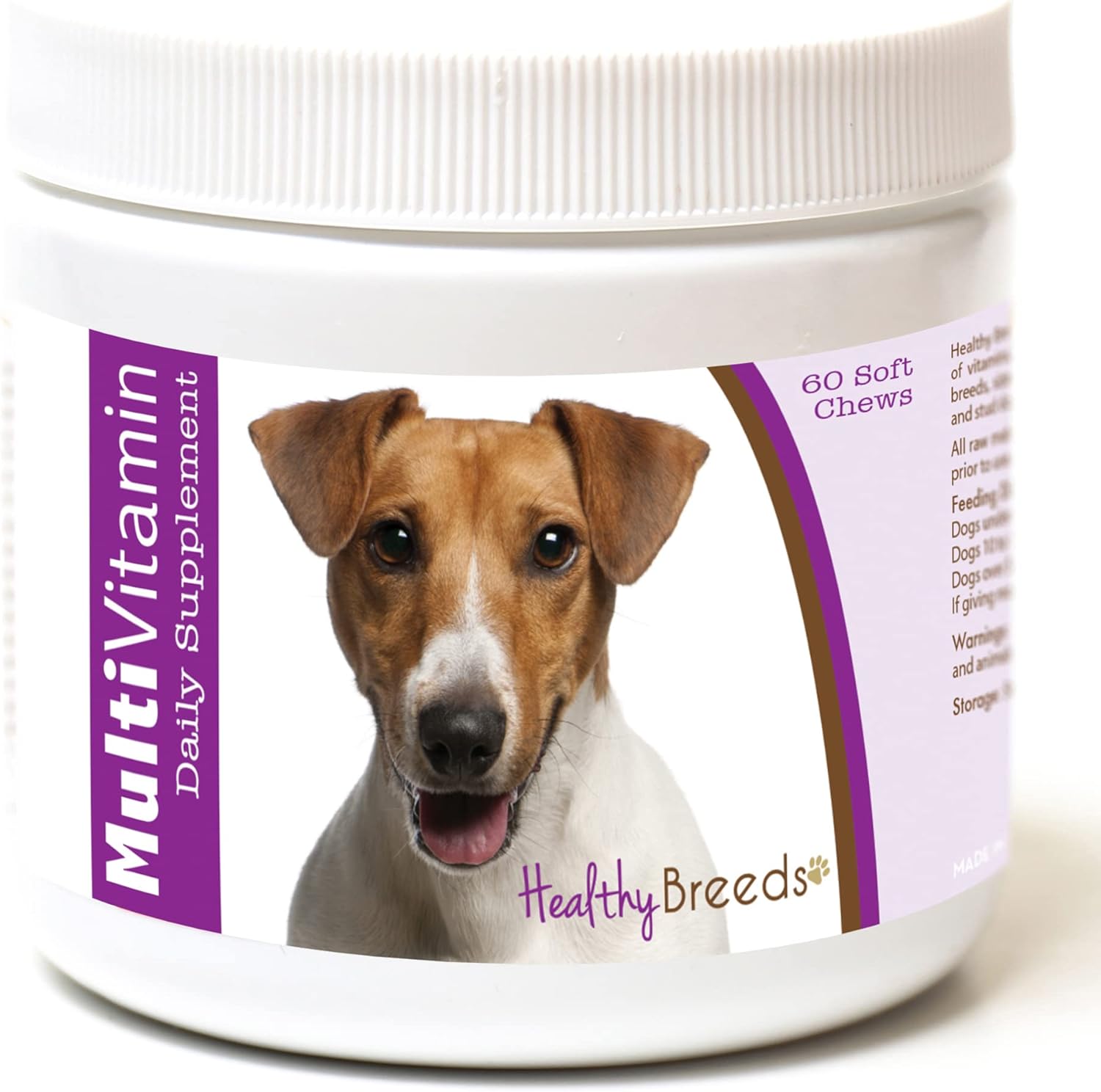 Healthy Breeds Jack Russell Terrier Multivitamin Soft Chews, 60 Chews - görsel 1
