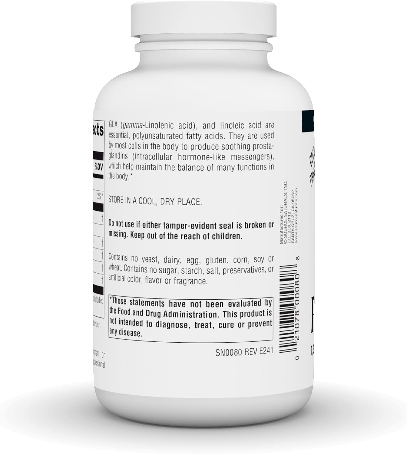 Source Naturals Evening Primrose Oil, Hexane Free, Cold-Pressed - 1350mg, 120 Softgels - görsel 3