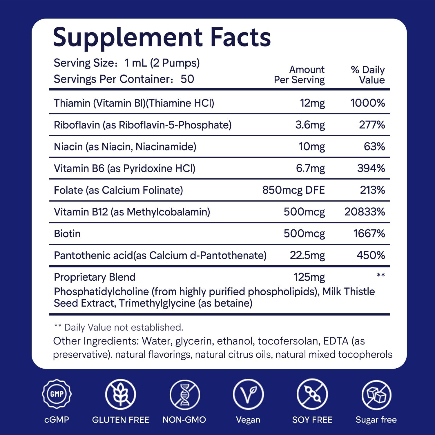 Cellqueue Methyl B Complex Liquid Drops - Liposomal B12, Folate, B6 with Methylated B Vitamins, TMG & Milk Thistle - görsel 7