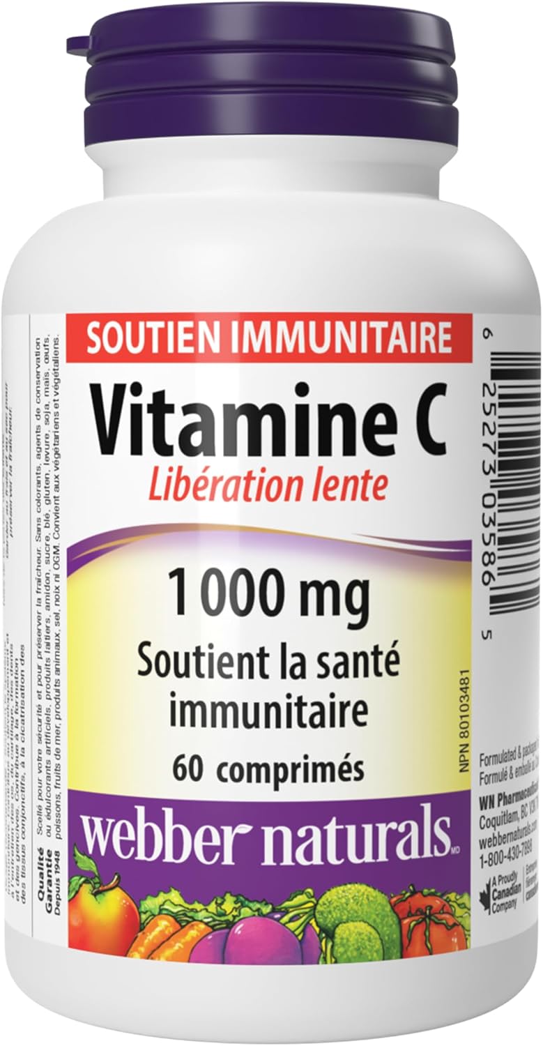 Webber Naturals Vitamin C Timed Release 1,000 mg, 60 Tablets - görsel 2