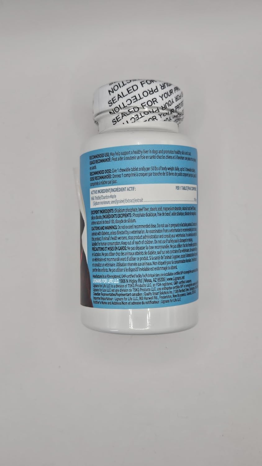 K9 Select Milk Thistle Dog Liver Supplement – 100mg, 60 Beef-Flavoured Tablets - görsel 9