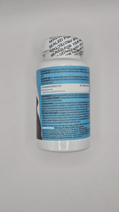 K9 Select Milk Thistle Dog Liver Supplement – 100mg, 60 Beef-Flavoured Tablets