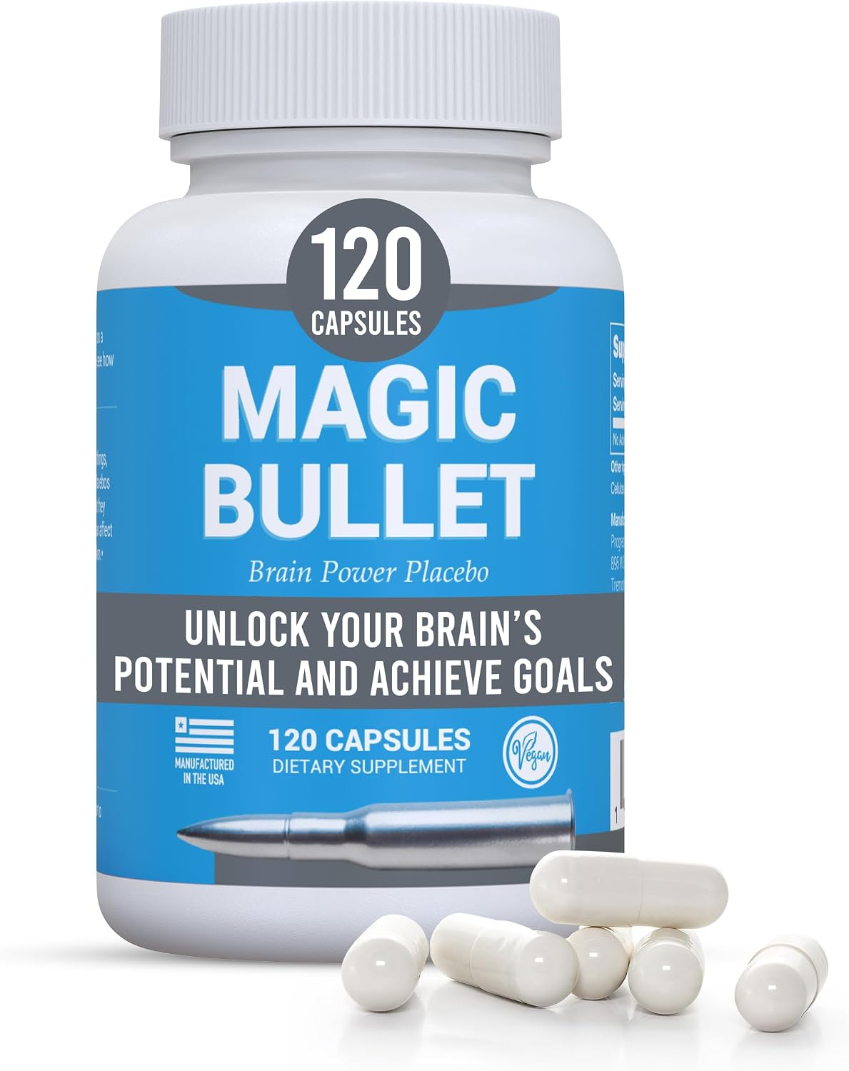 Magic Bullet Placebo Capsules – Honest Placebo for Adults - görsel 10
