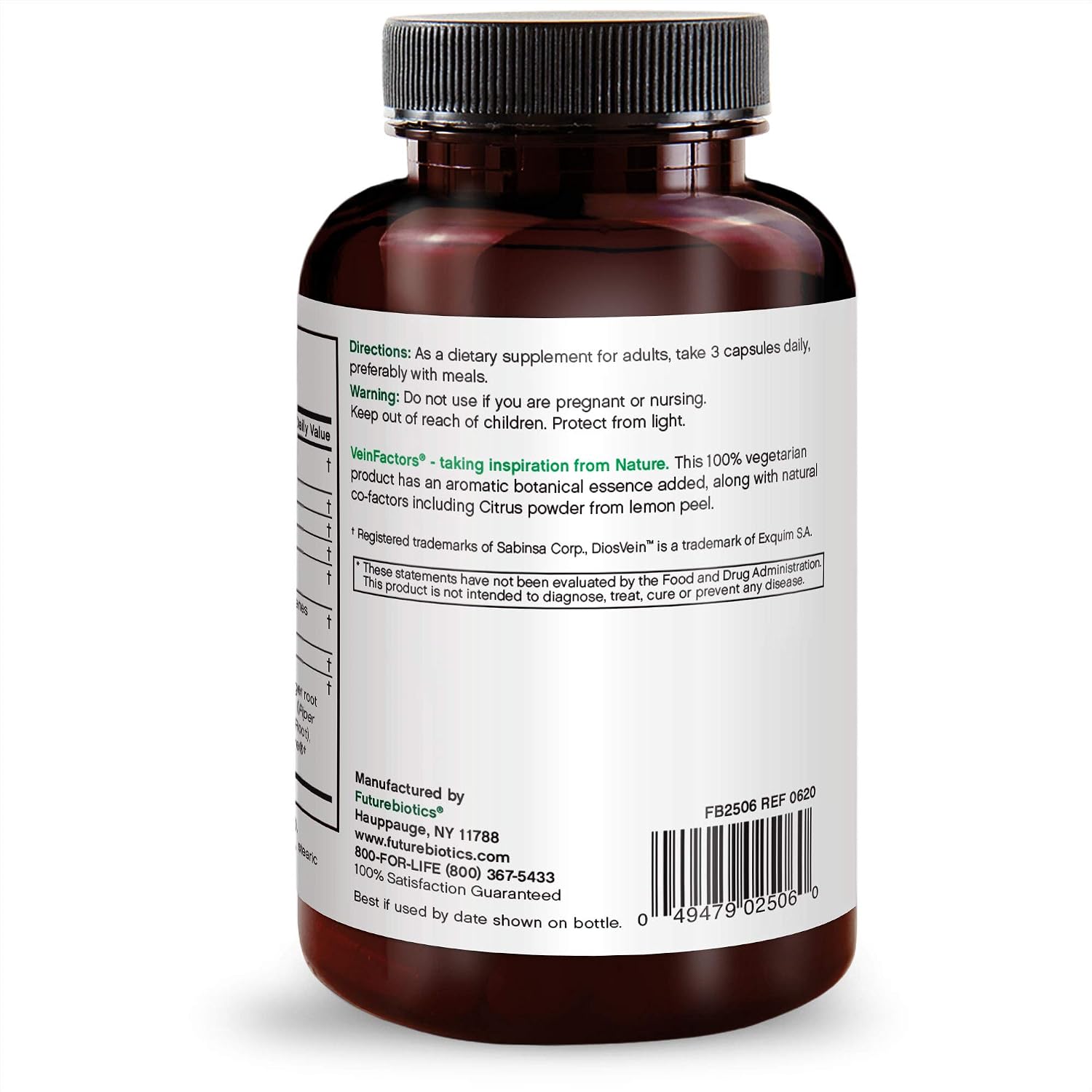 Futurebiotics VeinFactors – 90 Vegetarian Capsules – Venous Support Supplement - görsel 6