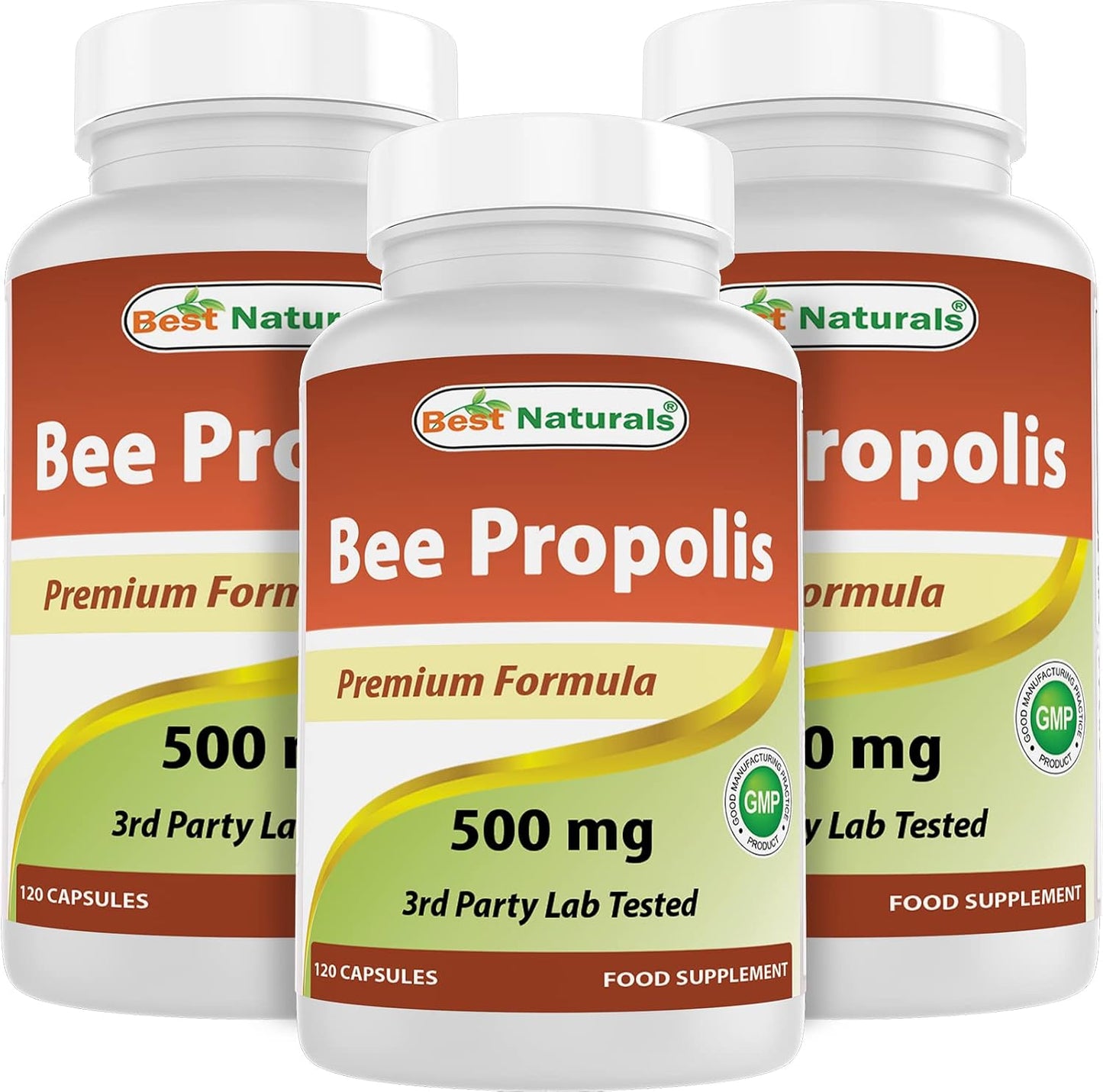 Best Naturals Bee Propolis 500 mg 120 Capsules - görsel 8