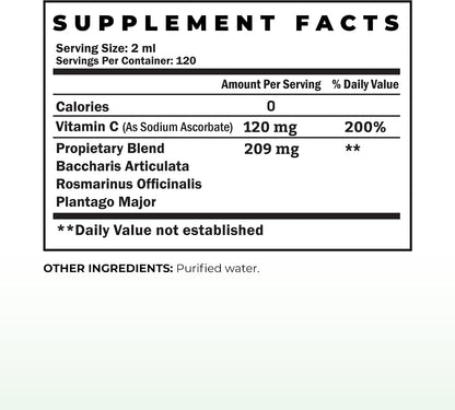 Immune Bio Green Cell - 240 ml (2 Pack) - Immune System Support with Vitamin C & Herbs