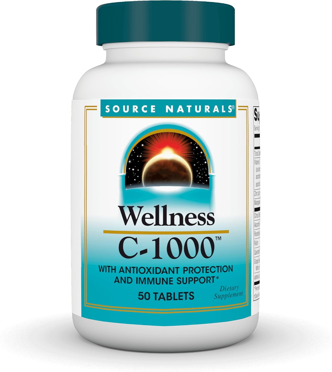 Source Naturals Wellness C-1000 – Immune Support with Antioxidant Protection – 200 Tablets - görsel 5