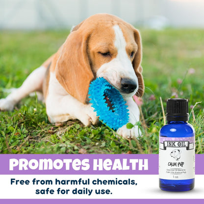 Ink Oil Pup Oils – Dog Calming Supplement | Liquid Drops for Calmness Support & Aromatherapy