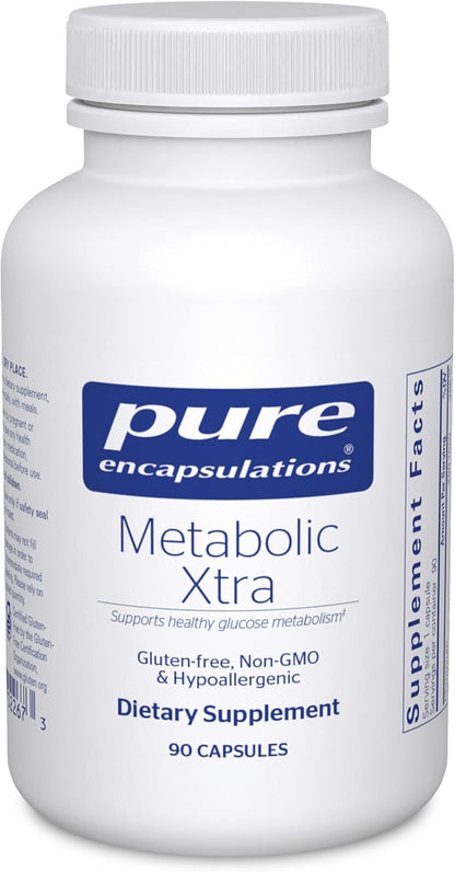 Pure Encapsulations Metabolic Xtra – Supplement for Carbohydrate Metabolism Support – 90 Capsules