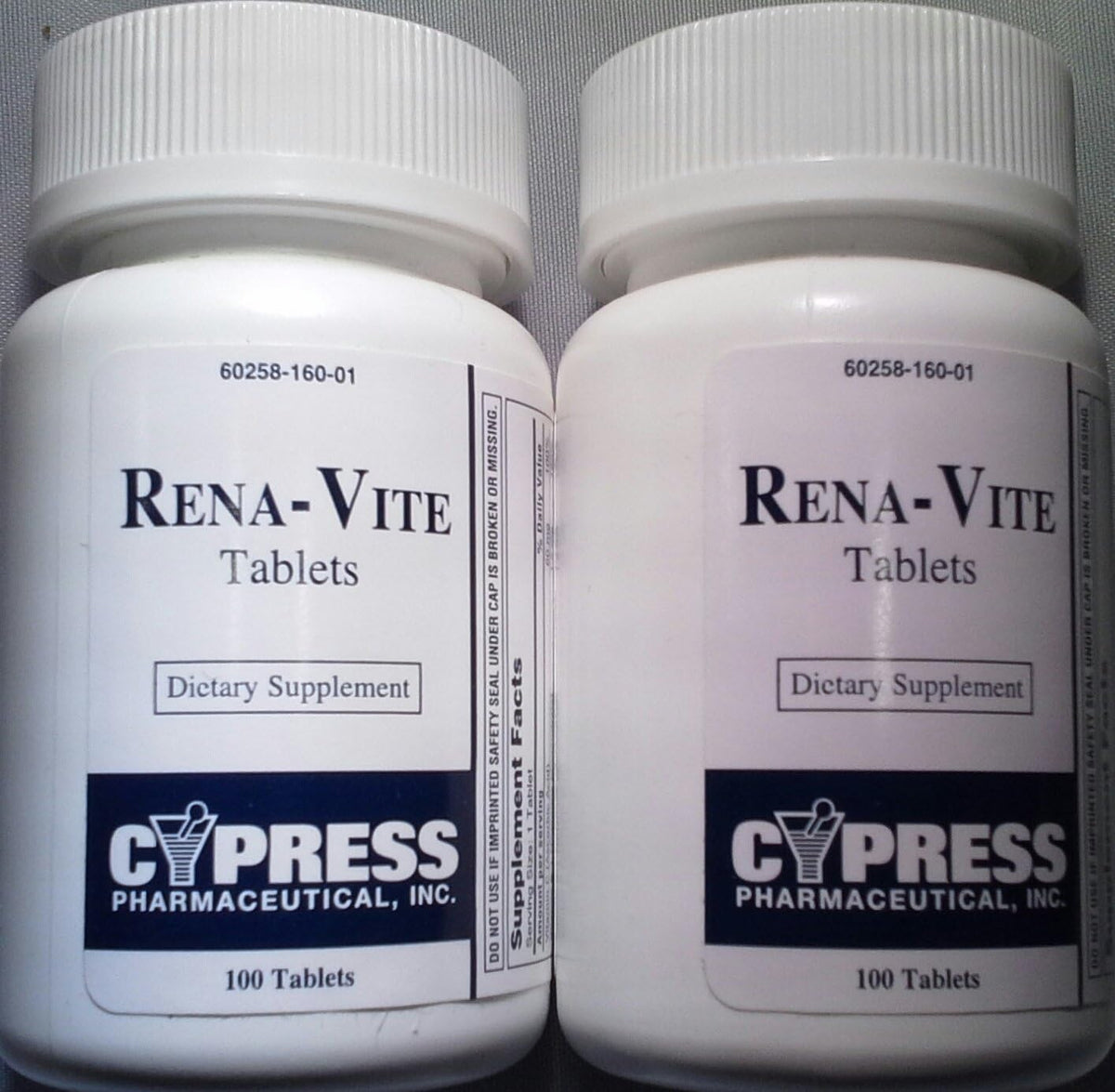 Cypress Pharmaceutical Rena-Vite Tablets, 100 Count (2-Pack) - görsel 1