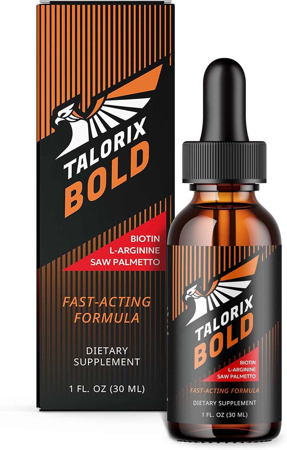 Talorix Bold Vitamin Drops for Men - Biotin, Saw Palmetto, L-Arginine, 5 Pack - görsel 2