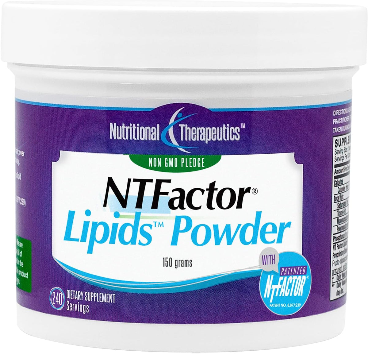 Nutritional Therapeutics NTFactor Lipids Powder – Cell Membrane Support, 240 Servings - görsel 1