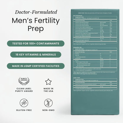 Perelel Men's Multi Support Pack - Daily Multivitamin with Magnesium, Omega-3, CoQ10 and Folate, 30 Daily Pill Packs