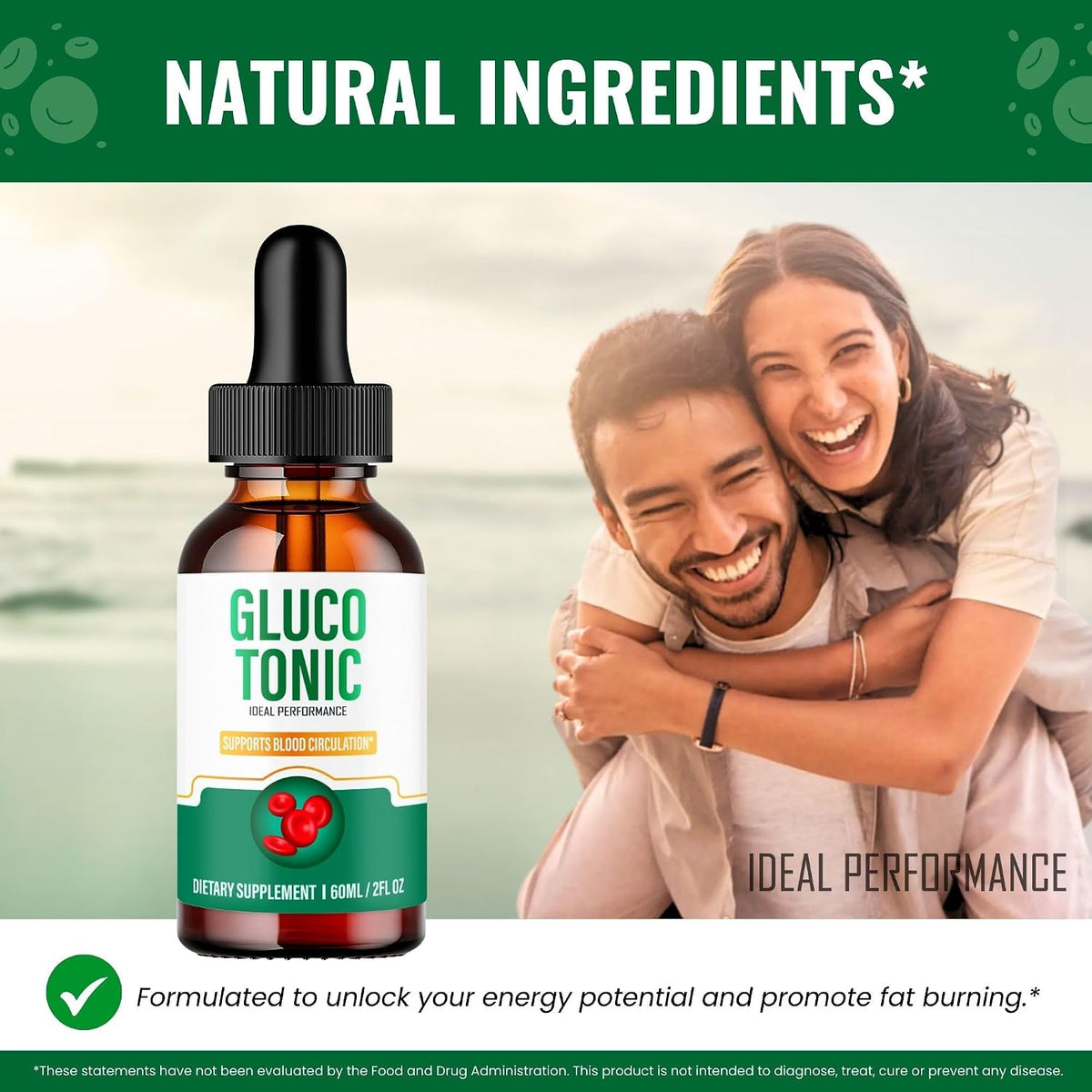 Gluco Tonic Drops - Blood Sugar Support Supplement Liquid Drops, Maximum Strength, 1 Pack - görsel 6