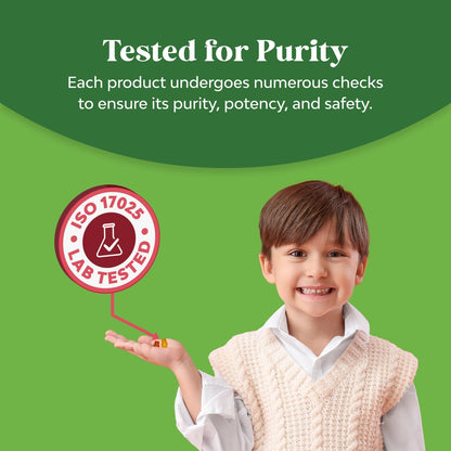 Natures Craft Kids Multivitamin Gummies - Vegan Multivitamin for Children 2+ with 14 Essential Vitamins and Minerals - 120 Count