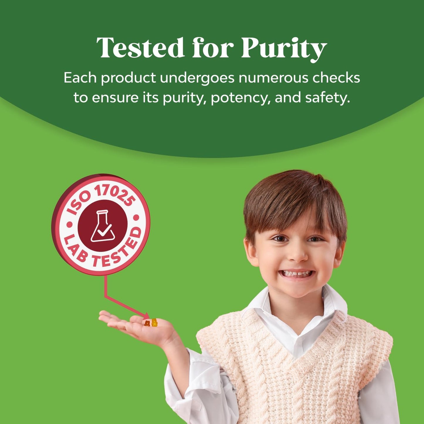 Natures Craft Kids Multivitamin Gummies – Chewable Immune Support with Vitamins A, C, D3, E, B6, B12, Zinc & Iodine – 60 Gummies - görsel 6