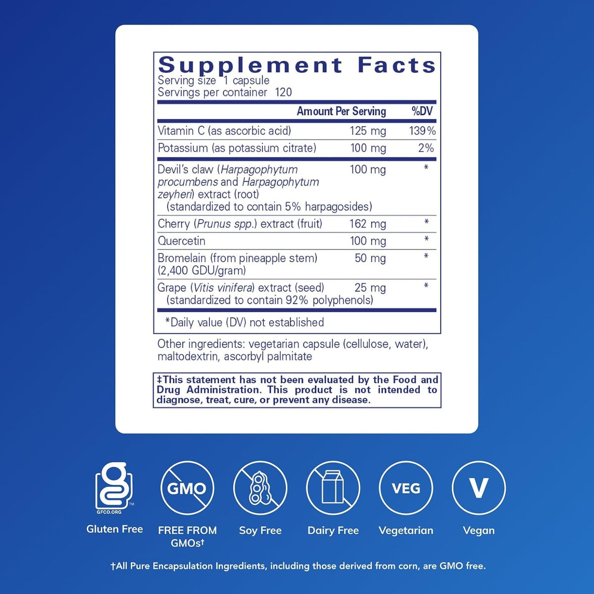 Pure Encapsulations Uric Acid Formula, 120 Capsules - görsel 2