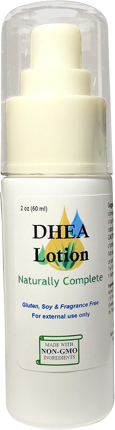 Naturally Complete DHEA for Men and Women, 60 ml Pump Bottle, Non-GM & Unscented - görsel 2