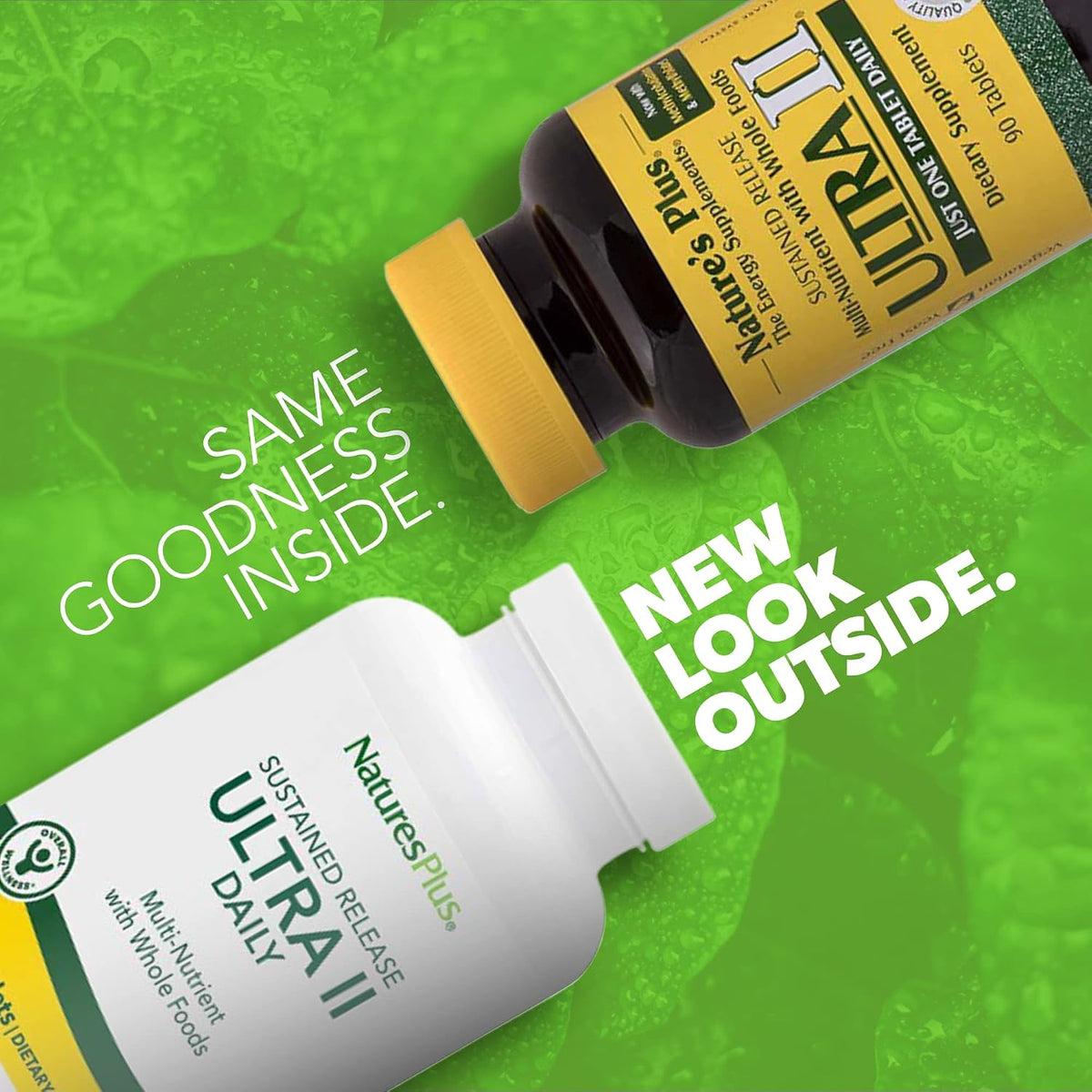 NaturesPlus Ultra II Daily - 90 Tablets - Multivitamin with Whole Foods - Slow Release - görsel 2