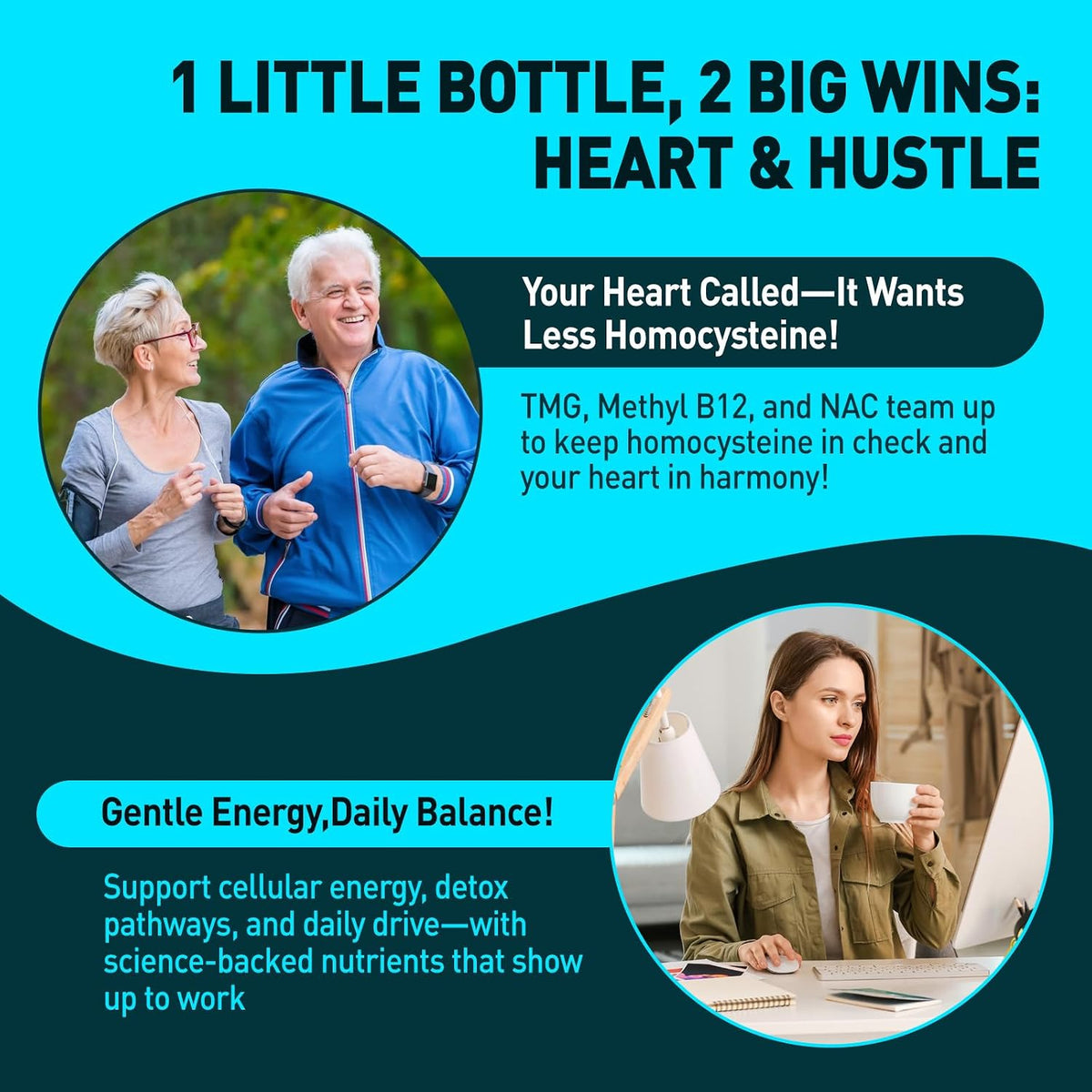 HOLLEGEND Liposomal TMG Supplement Liquid Drops - 1000 mg Trimethylglycine (Betaine Anhydrous) for Methylation Support - Non-GM, Vegan, Blueberry Flavour - 60 ml - görsel 6