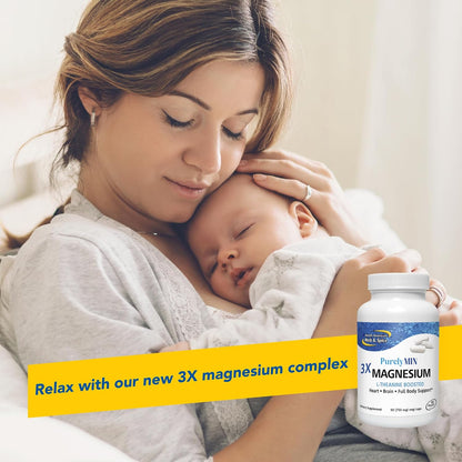 North American Herb & Spice PurelyMin - Magnesium Complex with L-Theanine - 90 Vegi Capsules