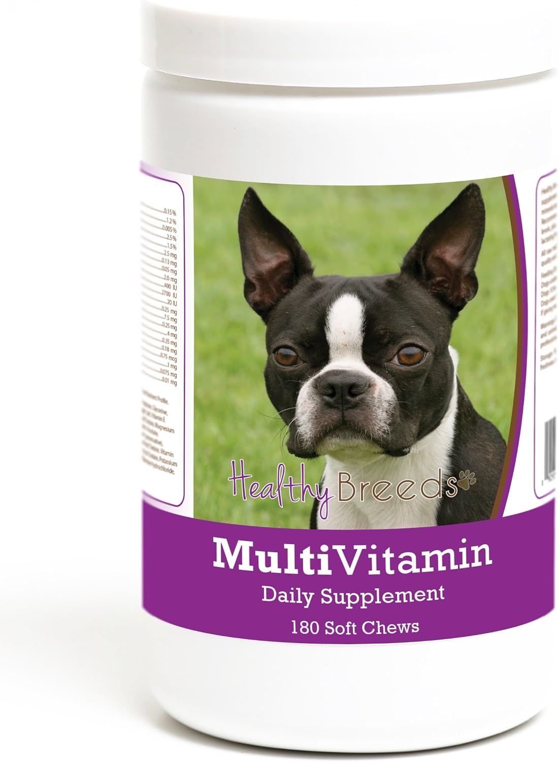 Healthy Breeds Boston Terrier Multivitamin Soft Chew for Dogs 180 Count - görsel 1