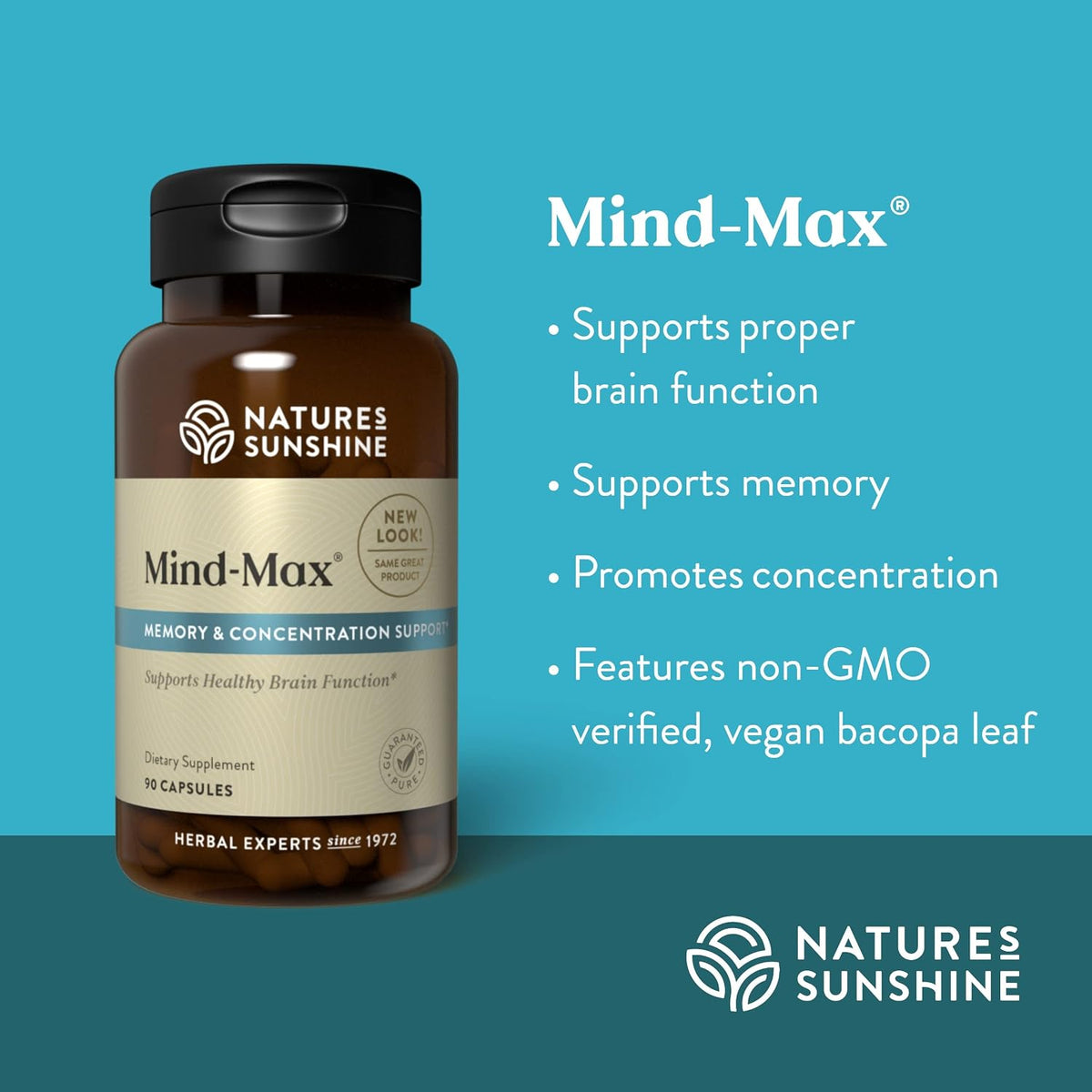 Nature's Sunshine Mind-Max (90 Capsules) - görsel 4