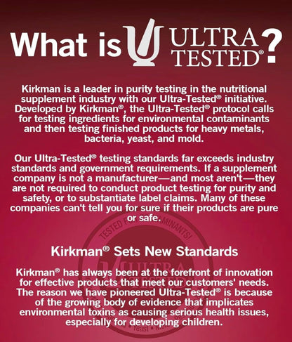 Kirkman Nu-Thera with P-5-P - Hypoallergenic